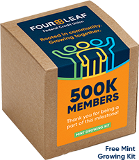 500k members plant kit box